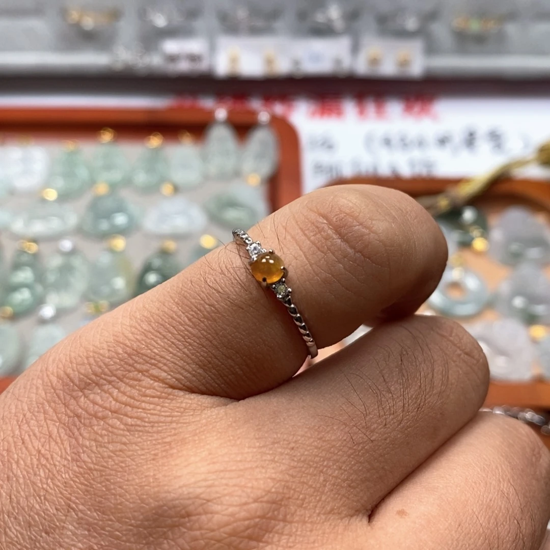 颈饰银S925镶嵌翡翠