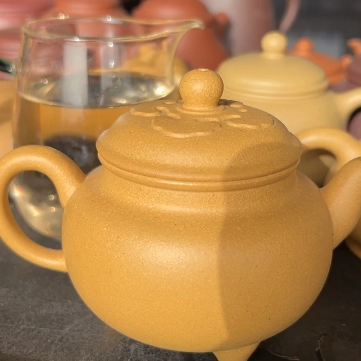 紫砂茶案黄金大彬如意200cc