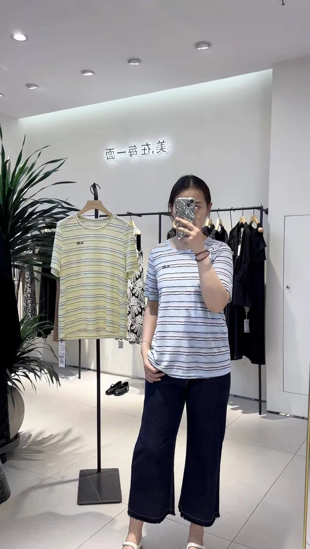 免烫轻职风短袖常规T恤背心夏季百搭