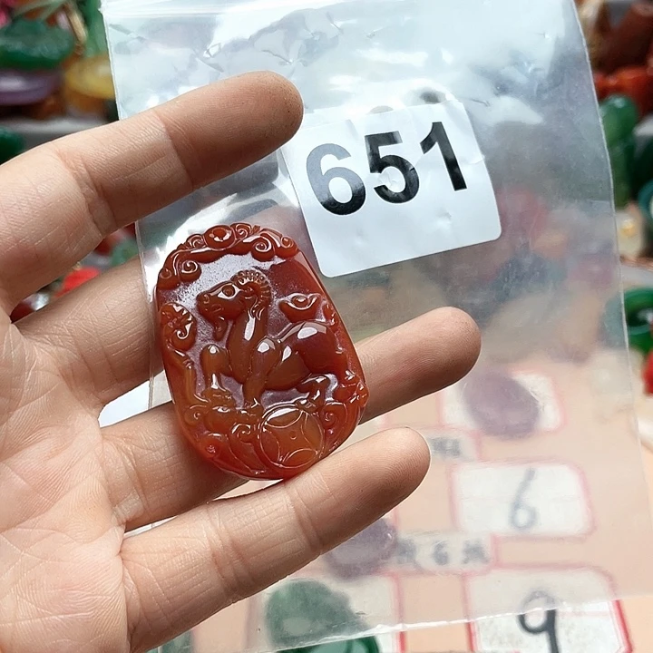 玛瑙/玉髓颈饰合金星*