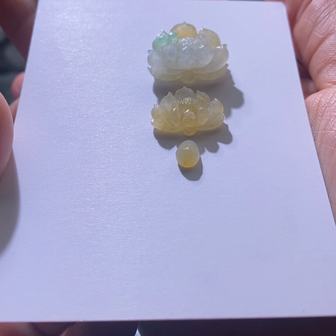 成***狸定制翡翠未镶嵌毛货