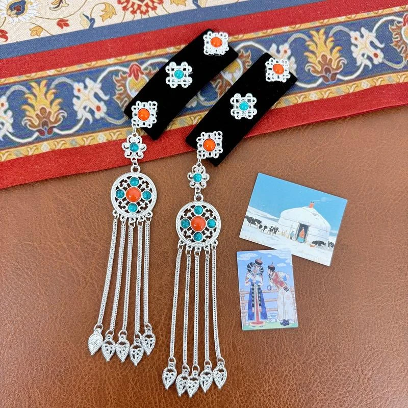 复古森系民族风BB夹发夹头饰时尚饰品纯手工