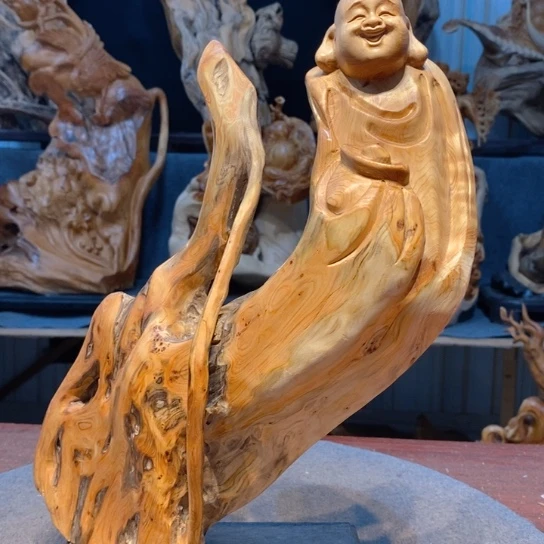 柏木（崖柏）根雕摆件