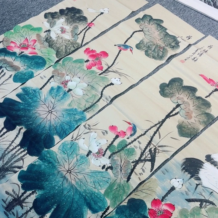 手绘作品全场放漏出