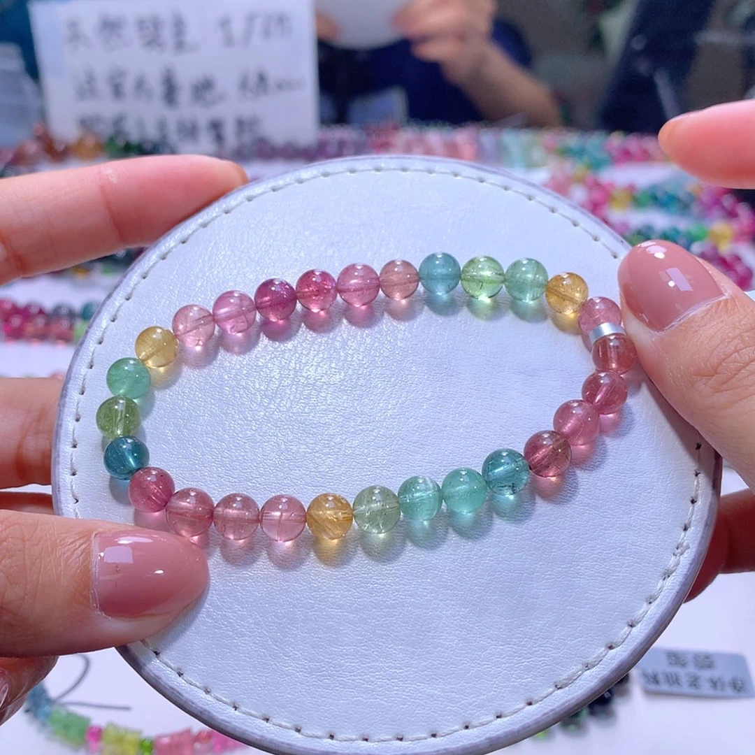 【闪购商品】未镶嵌手串碧玺7m
