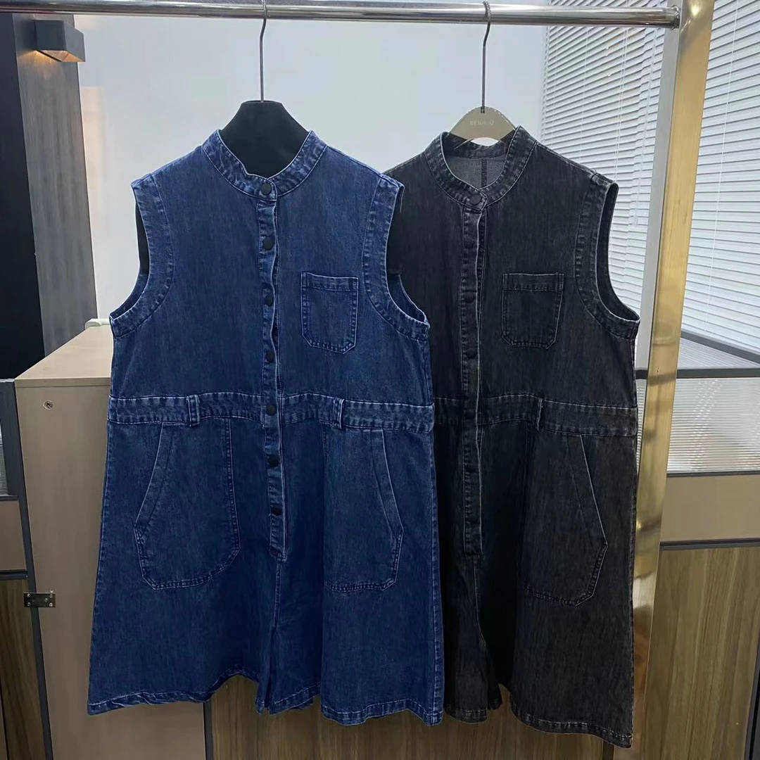 80019 北欧青牛仔连体裤
