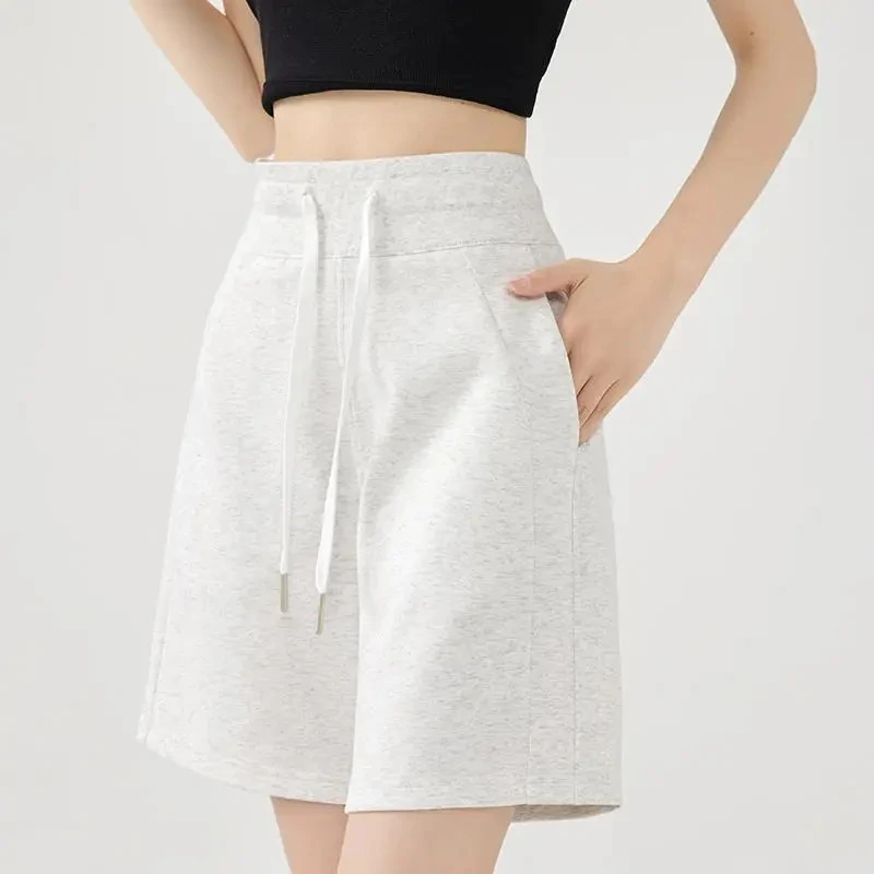 （高腰 提臀 运补）夏季新款高腰短裤休闲运动修饰腿型显瘦薄款短裤