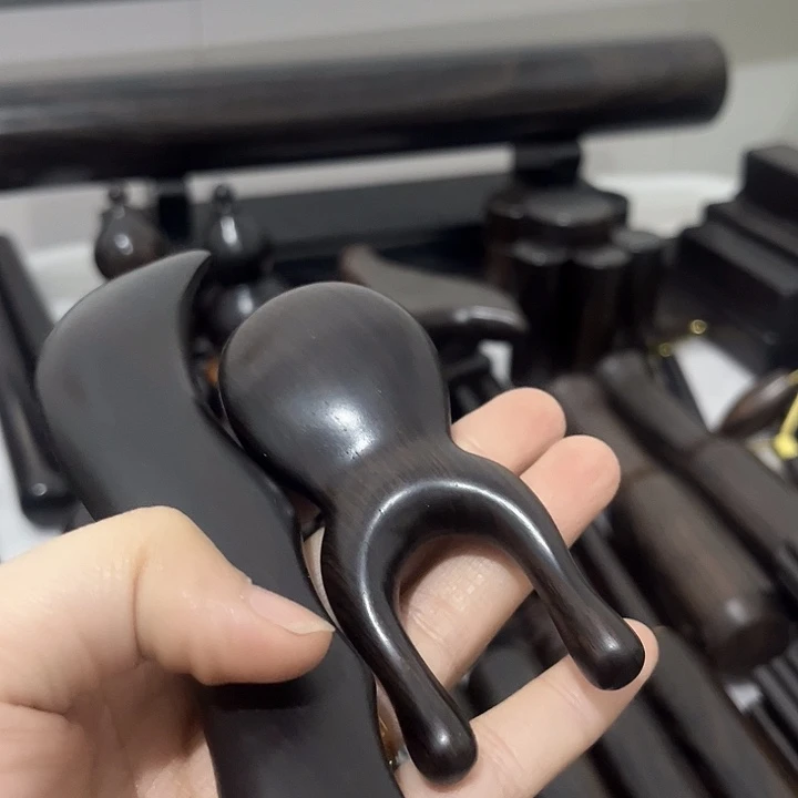 黑酸枝木类浙**来紫光檀鼻刮/刮痧刀
