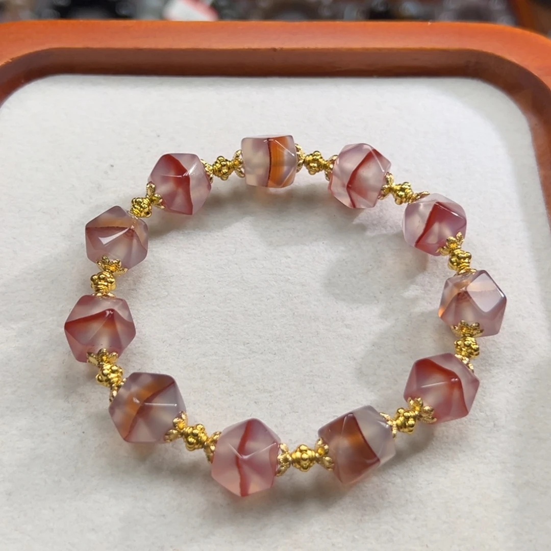 玛瑙/玉髓未镶嵌手链