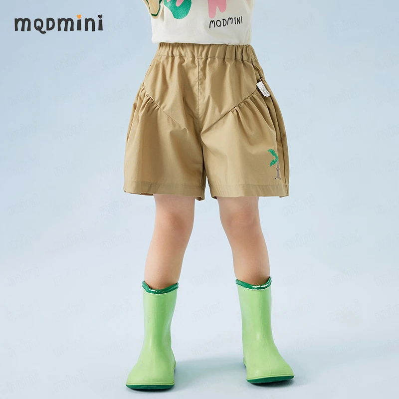 MQDMINI童装女童短裤夏装新款儿童宽松阔腿五分裤宝宝休闲裤薄款