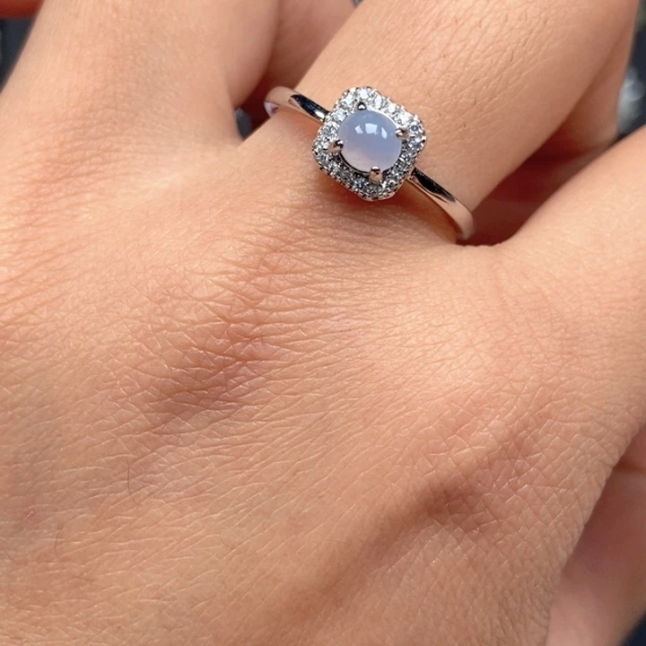 翡翠未镶嵌戒指戒指