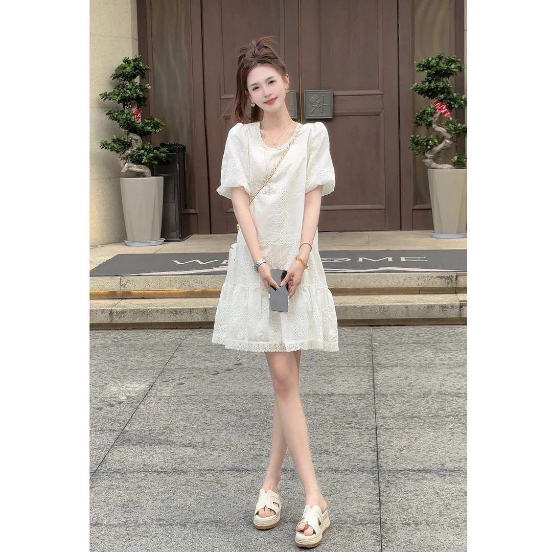 【轻纱漫影】丸子璐夏季新款时尚休闲连衣裙预WZLX5LYQ1449A