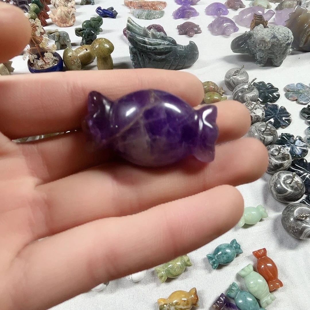 水晶未镶嵌珠宝半成品