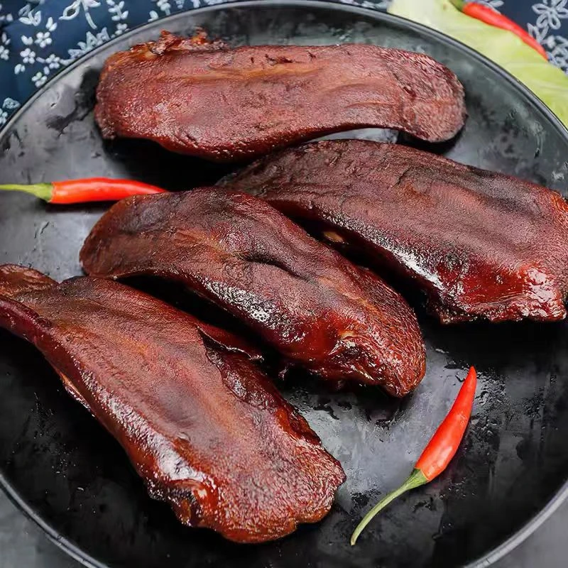 （杨会长）湘西土家腊猪舌柴火熏制湘西新鲜土猪猪舌熏制包邮到家