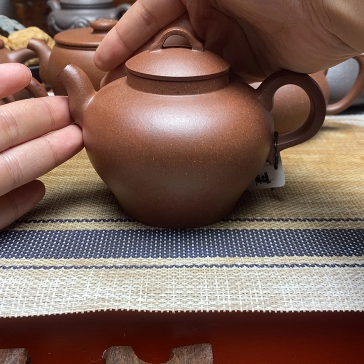 紫砂茶壶陶罐，三号井老乌泥，250毫升