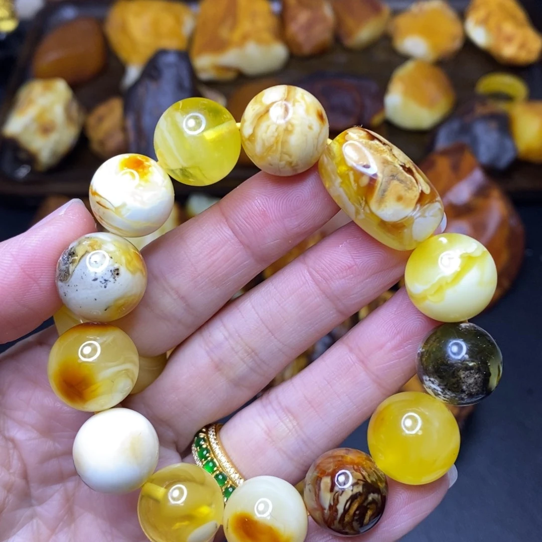 未镶嵌定制蜜蜡胖