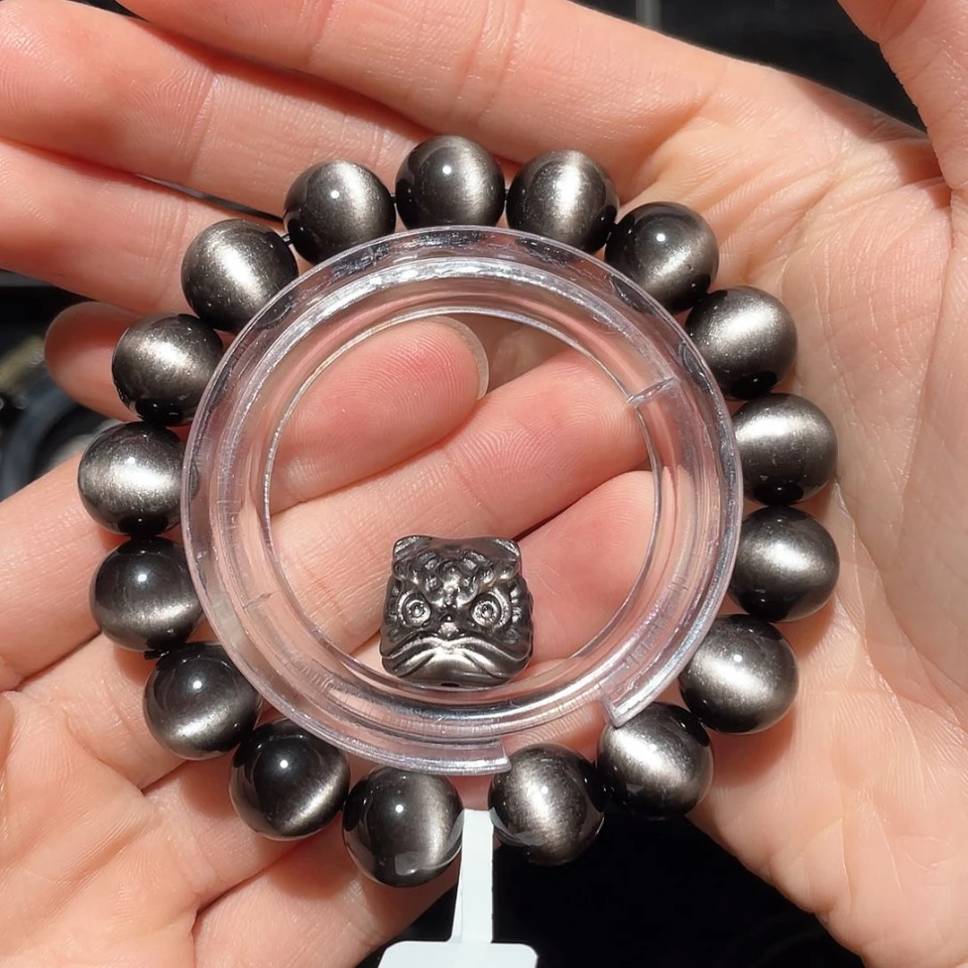 黑曜岩手链未镶嵌X****