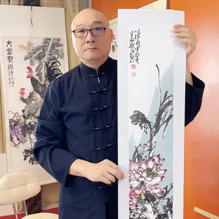 国画张圣敏先生纯手绘作品
