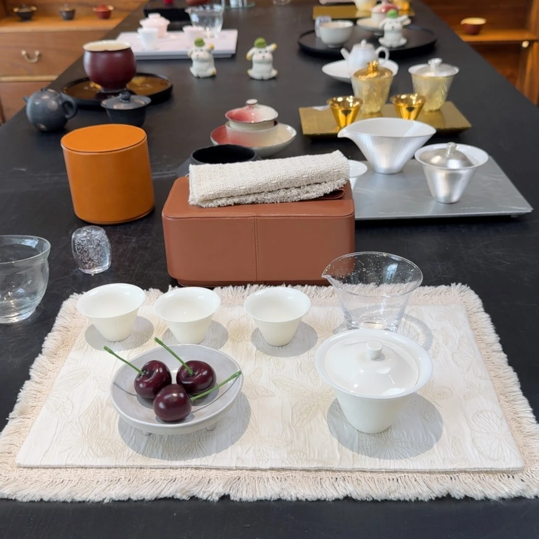 桌面一整套送茶席两件套