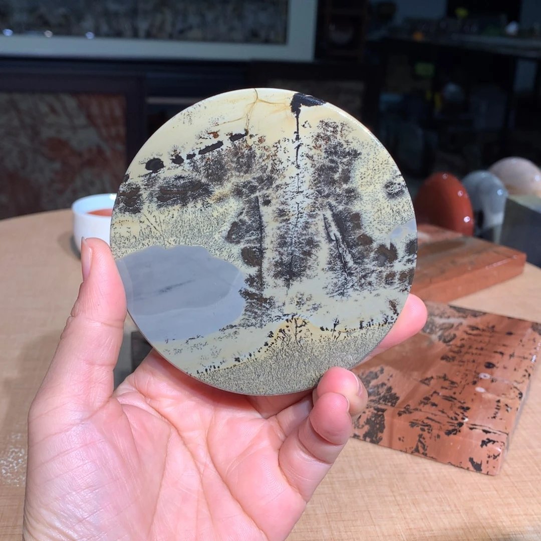 C***o，广西国画石摆件，收藏观赏