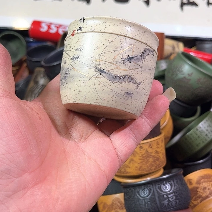 茶杯紫砂全手工紫砂主人杯