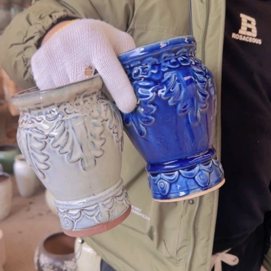 紫砂花盆高18口12————-