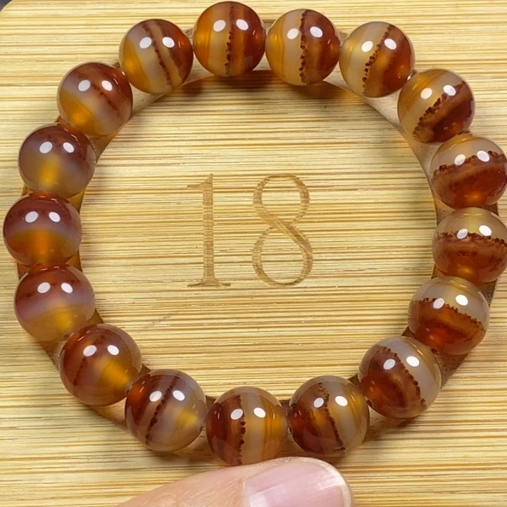 用***6玛瑙/玉髓未镶嵌手链