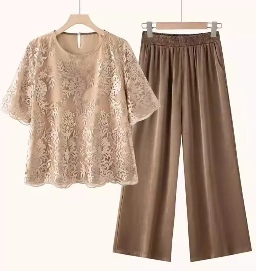 101-250直播间过款链接时髦夏装新款短袖T恤洋气套装