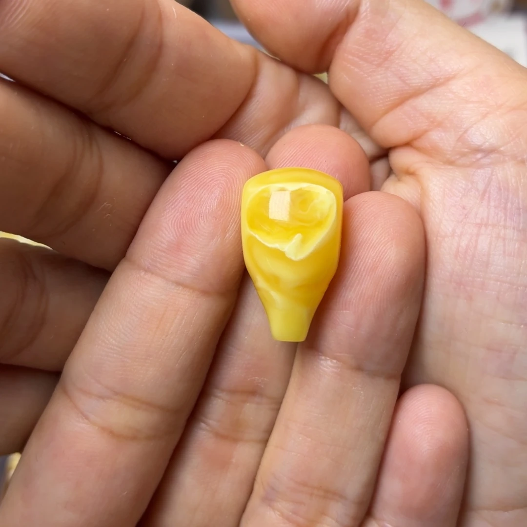 蜜蜡未镶嵌裸石12三通