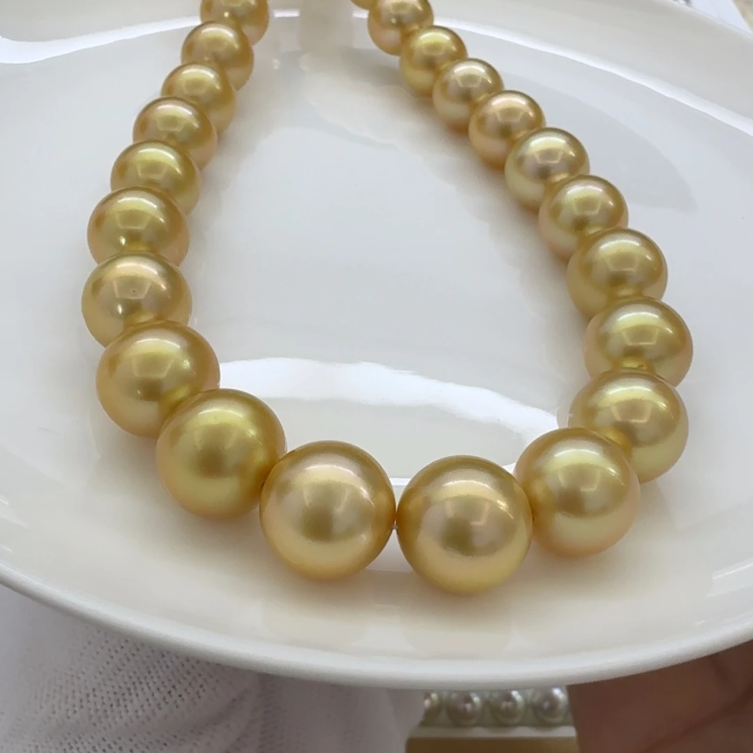 银S925镶嵌海水珍珠颈饰