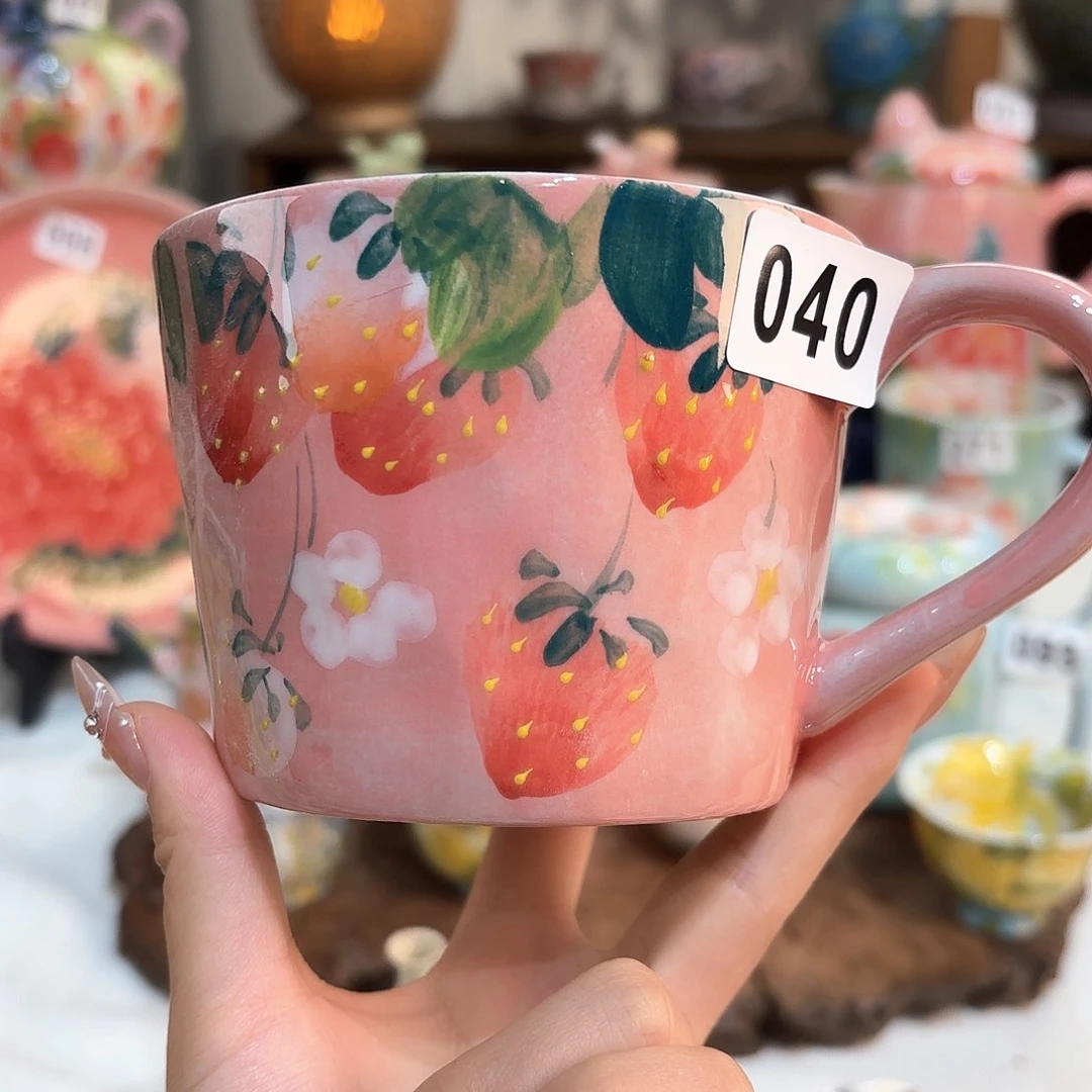 景德镇手绘高温釉下彩陶瓷茶具