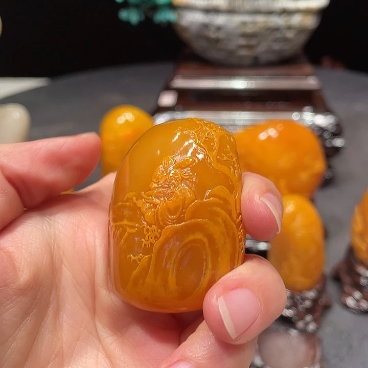 称***5寿山石山水风光无限