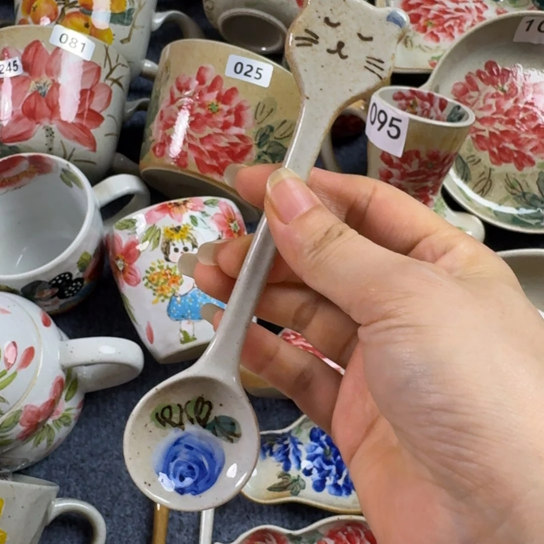 吃饭勺景德镇高温陶瓷8888
