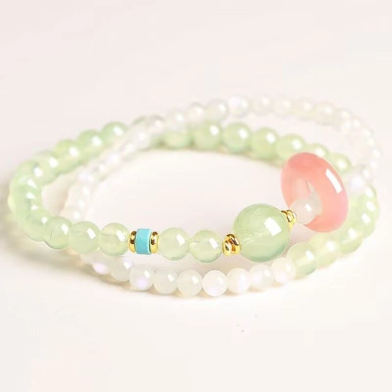 仿水晶手链 轻奢百搭  时尚清新 单圈饰品 国风 许愿发多样性发货