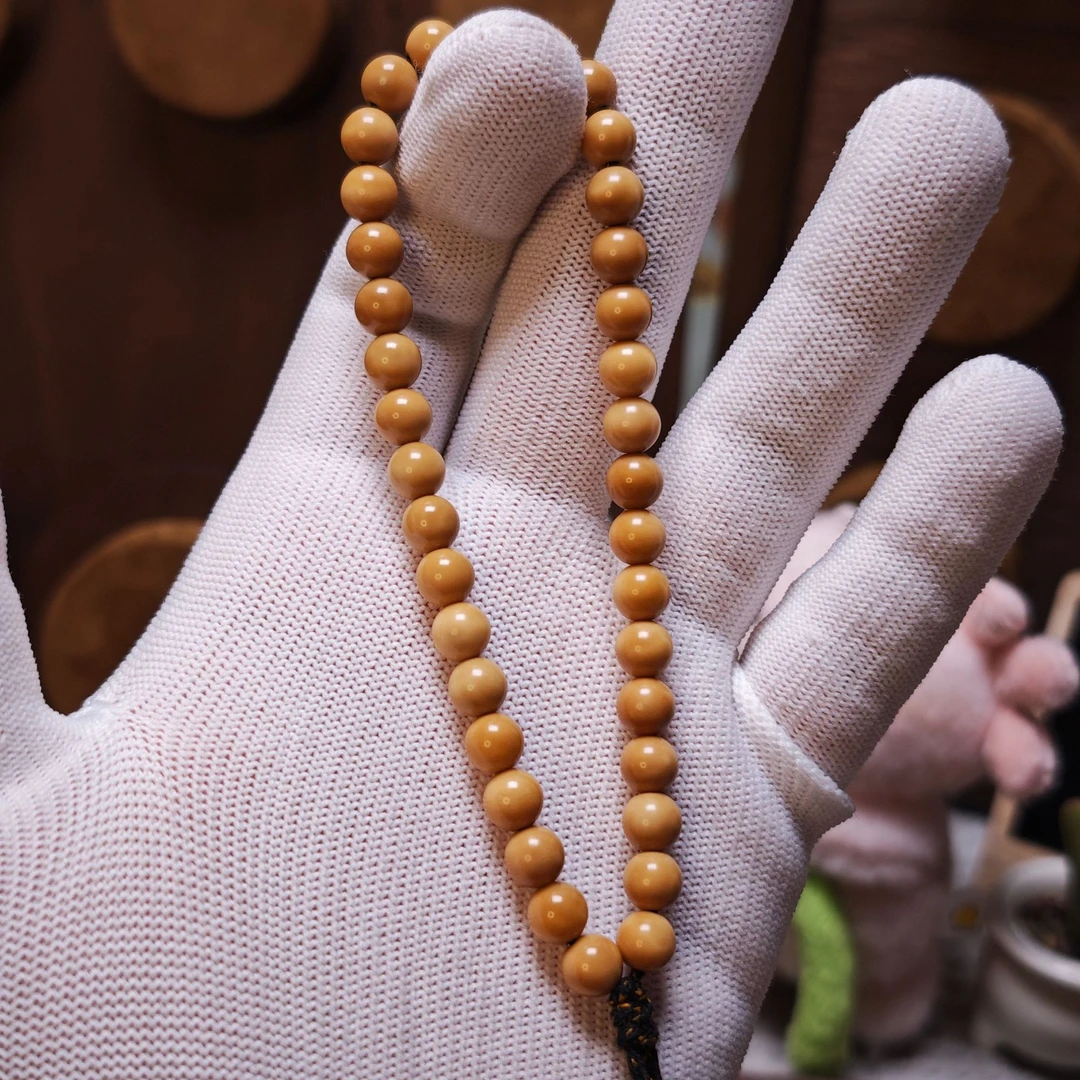 龙脊菩提7mm圆珠手持（略微缩尺，慎拍）