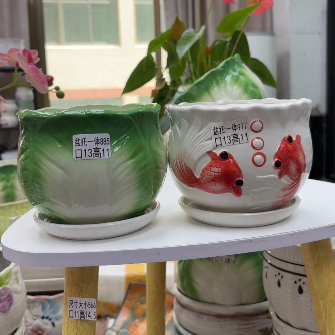 @夏西陶瓷花盆@@5885977