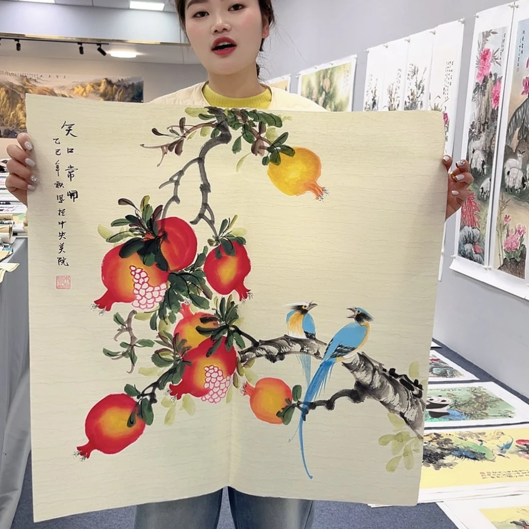 国画纯手绘字画作品