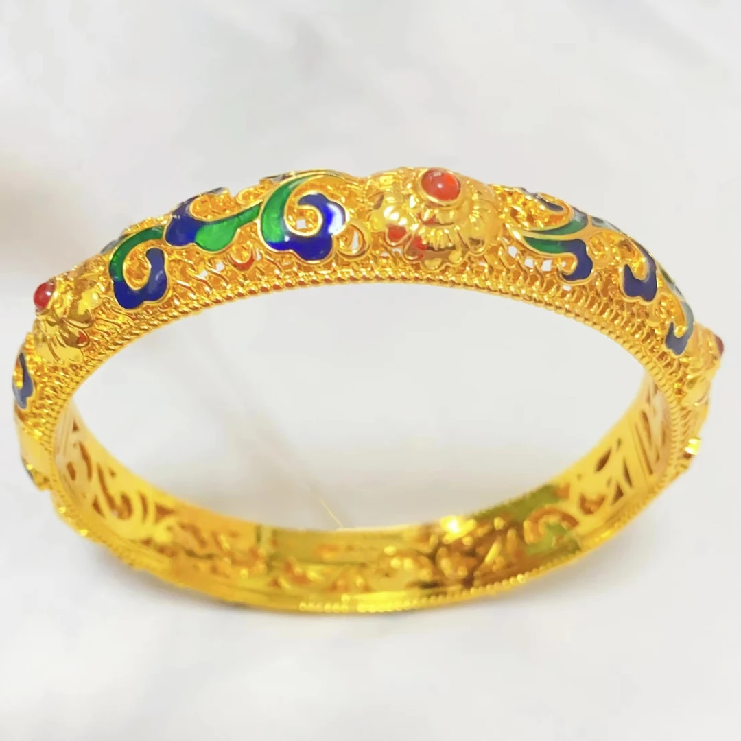 今日抽中福利款天然红玉髓合金活口（带证书+附礼盒） 法兰彩手镯