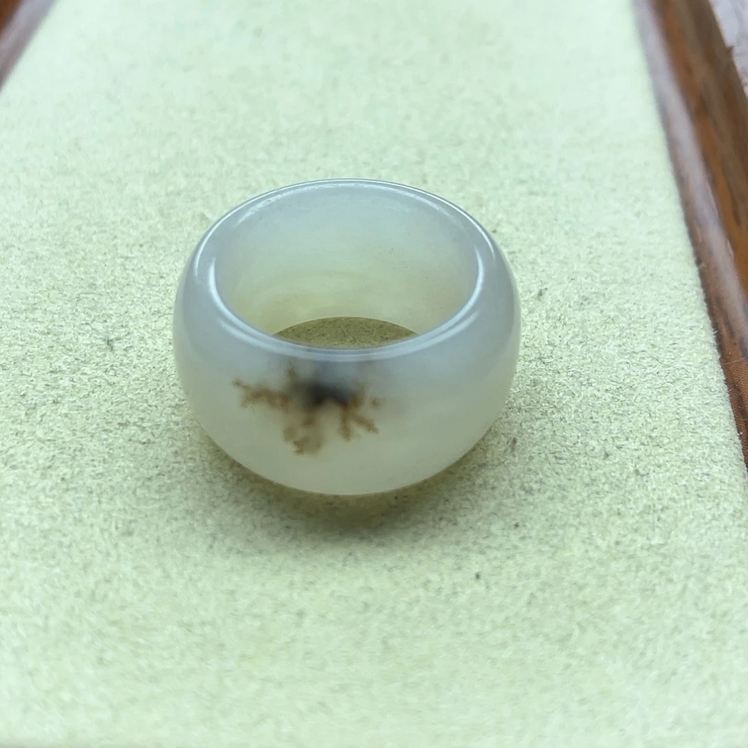 未镶嵌戒指和田玉67生命之树16码