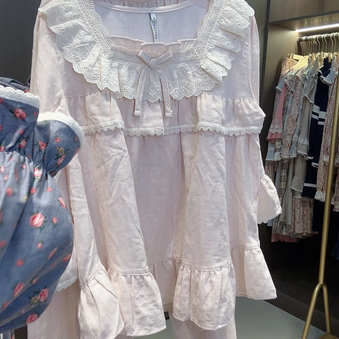 棉露娜粉的套装07632