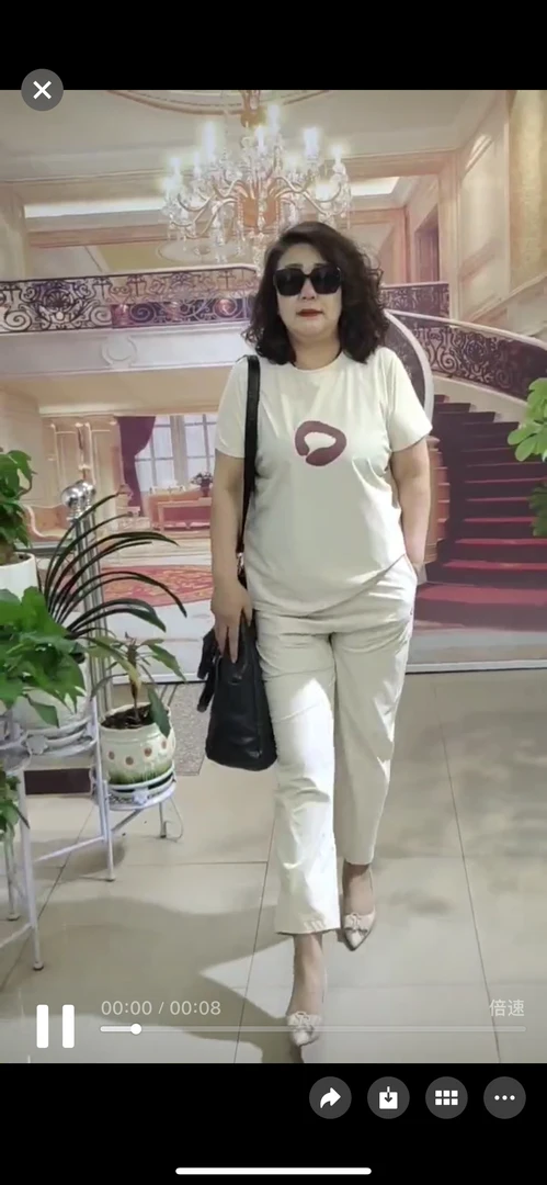 大码女装，速干裤子——16680号