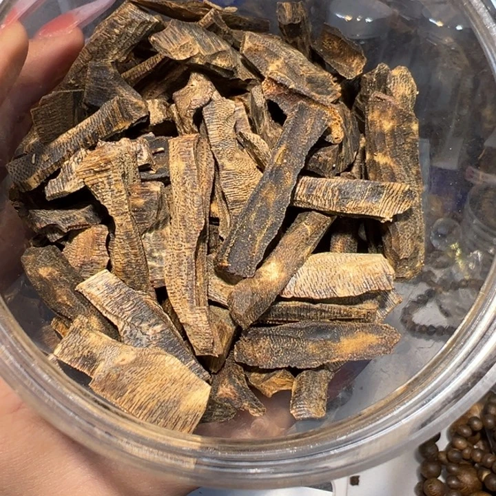 沉香手把件老*奇楠沉香老料勺子407