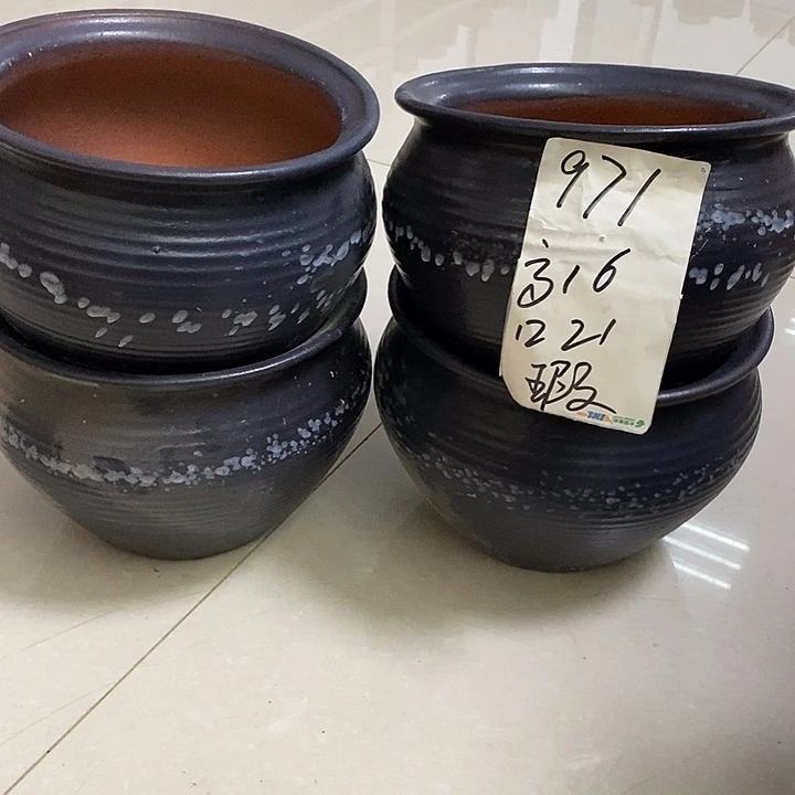 粗陶红陶绿植花盆971