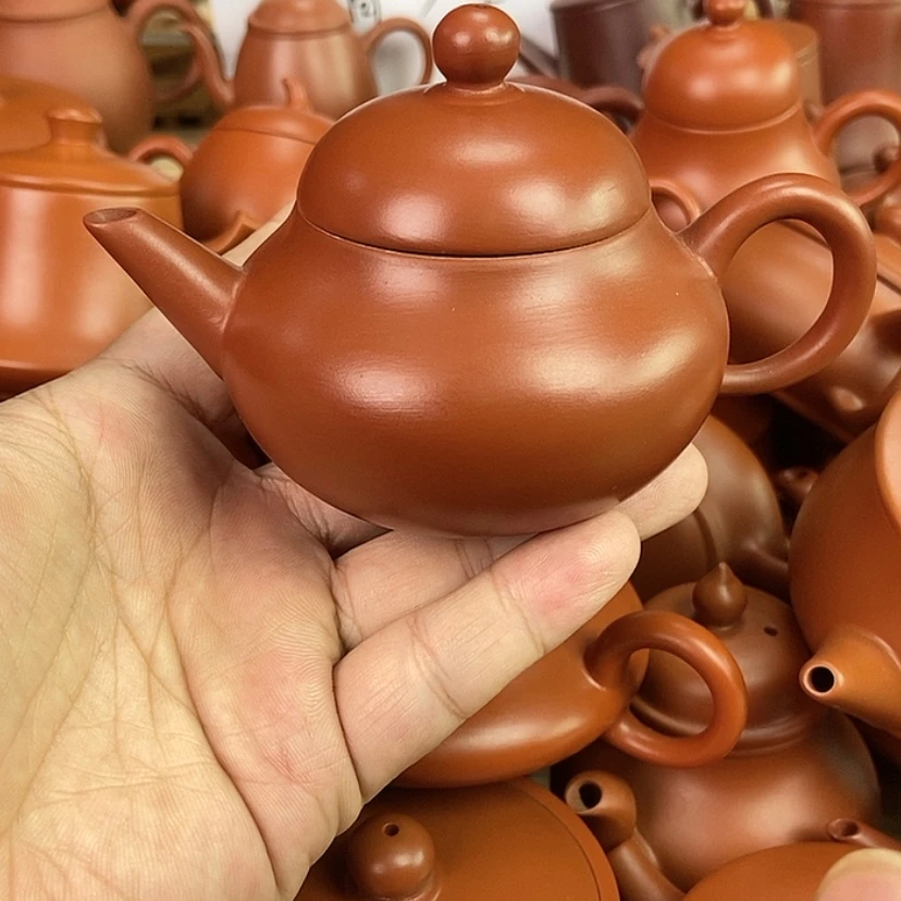 【闪购商品】茶壶朱泥125cc000000000000000
