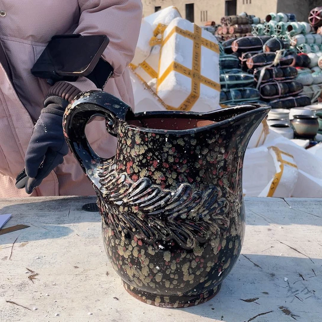 红陶王嫂花盆0213-516