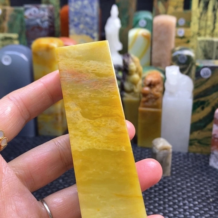 云南石明*德青田石印章石