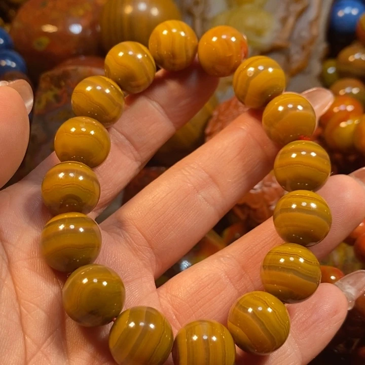 玛瑙/玉髓手链未镶嵌史*华