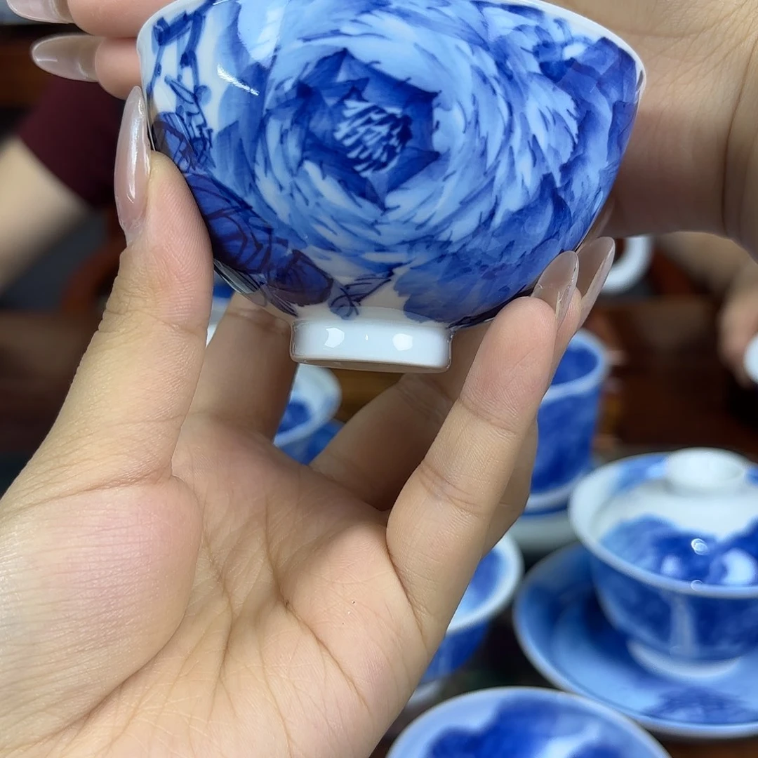 国一王老师手绘牡丹
