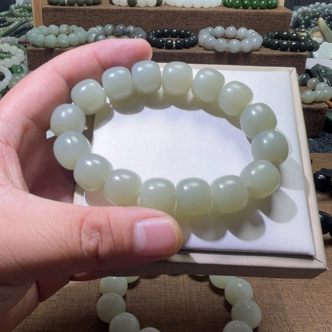 未镶嵌手链和田玉（白玉）