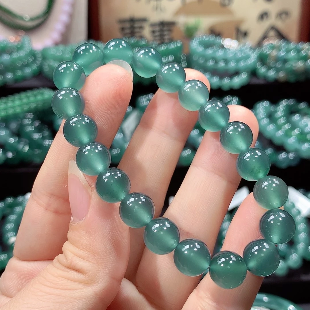 翡翠未镶嵌手链卡9.6